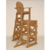 72” Seat Height Recycled Plastic Tall Beach Lifeguard Chair with Side Steps - Lifestyle