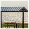 12x12 Foot All-Steel Gable Mini Shelter - Lifestyle