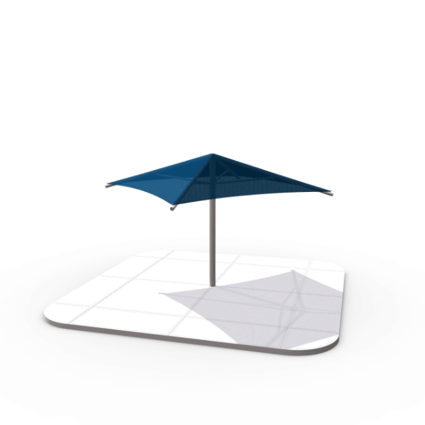 Square Umbrella Shade Structure