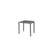 Cabana 12" x 15" patio end table in Graphite finish, modern outdoor side table for poolside and hospitality use.