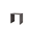Bari Patio Side Table in Graphite Finish – Compact Outdoor End Table for Poolside and Garden Spaces