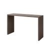 Bari 60″ x 19″ Hickory Counter Height Outdoor Patio Table for Hotels and Lounges
