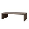 Bari 60" x 32" Rectangular Patio Coffee Table in Hickory Finish