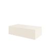 Bellino Rectangular Outdoor Coffee Table in Ivory – Stylish Patio Table for Hotels and Residential Terraces
