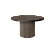 Hampton 54-inch Round Dining Table with Pompano Slate Top and Timber Base