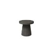 Pompano 20″ Round Patio Side Table in slate finish for outdoor seating and poolside use