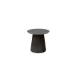 20″ Round Pompano Bellino Patio Side Table with slate base and concrete Bellino top