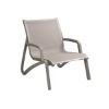 Picture of Sunset Sling Lounge Chair, with Aluminum Frame by Grosfillex. 26 lbs.
