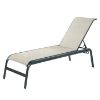 Anna Maria Armless Sling Chaise Lounge	