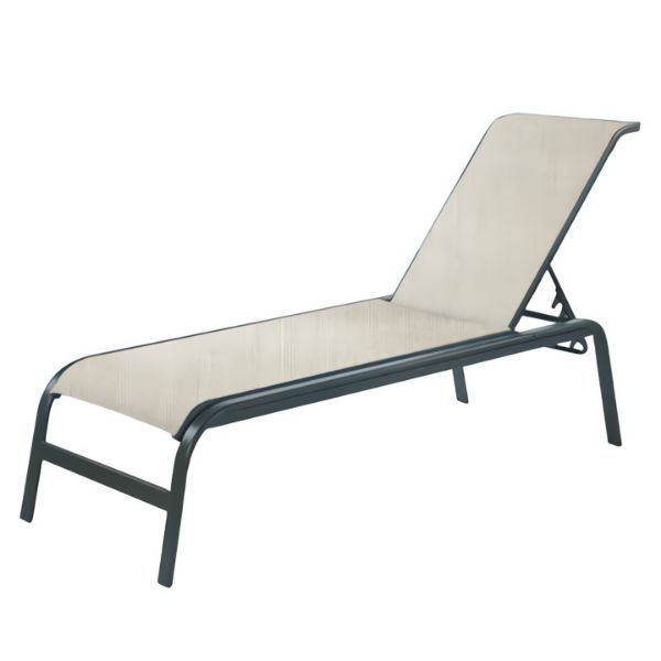 Anna Maria Armless Sling Chaise Lounge	