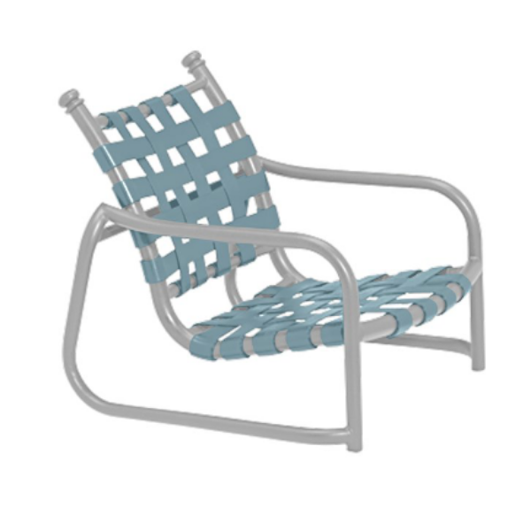 Tropitone La Scala Cross Strap Sand Chair