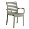 Astoria Stacking Armchair with Technopolymer Frame - Forest Green	
