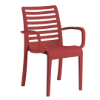 Astoria Stacking Armchair with Technopolymer Frame - Red	