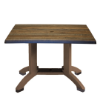 Atlanta 48” X 32” Pedestal Table With Umbrella Hole