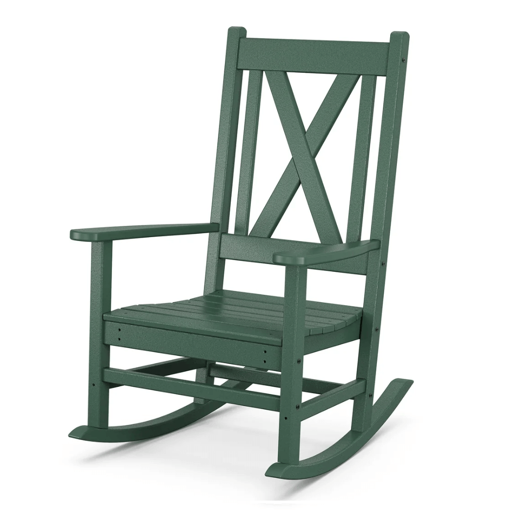 Rocker Chair Recycled Plastic Polywood Braxton - Pool Furniture Supply