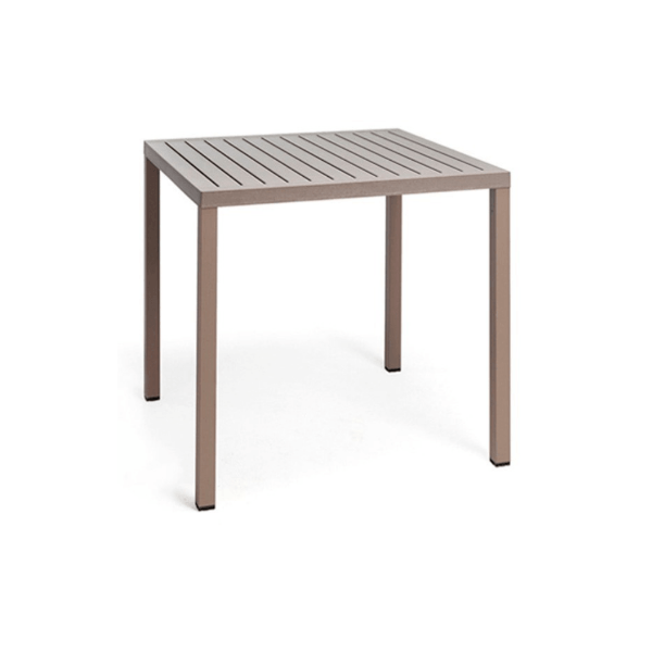 31" Square Cube Plastic Resin Dining Table