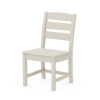 POLYWOOD Lakeside recycled plastic dining chair in Sand for outdoor commercial poolside dining 