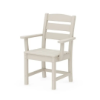 POLYWOOD Lakeside recycled plastic dining armchair in Sand for outdoor commercial dining areas