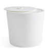 Forma in-pool side table with removable top for filling with water or sand for added stability