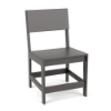 Grey Leisure MGP solid style commercial outdoor dining chair