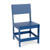Royal Blue Leisure MGP solid style outdoor dining chair for commercial patios