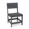 Leisure MGP slat style commercial dining chair in Susquehanna Grey