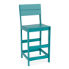 Aruba Leisure MGP Slat Style commercial patio bar chair with slatted seat and back