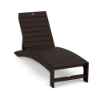 Northeastern Walnut Leisure MGP commercial chaise lounge with slatted seat and adjustable back