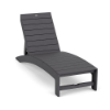 Susquehanna Grey Leisure MGP Slat Style outdoor chaise lounge with adjustable backrest