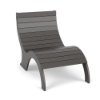 Grey Aqua MGP 9–15 inch ledge in-pool sand chair made for shallow-water pool seating