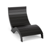 Black Aqua MGP 0–9 inch ledge in-pool sand chair designed for shallow-water pool ledges