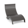Grey Aqua MGP 0–9 inch ledge in-pool sand chair with contoured Marine Grade Polymer construction
