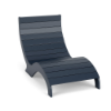 Navy Aqua MGP 0–9 inch ledge in-pool sand chair with curved back and low-profile seating