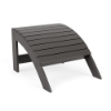 Leisure MGP patio footrest ottoman in Grey designed to complement commercial poolside and patio seating