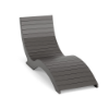 Grey Aqua MGP 0–9 inch ledge chaise lounge with contoured slatted surface for commercial pools and aquatic facilities