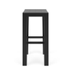 All-Black Modern Outdoor MGP Bar Stool