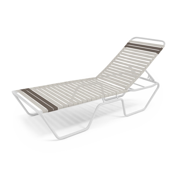 C-150 - Chaise Lounge Low Boy Classic with Vinyl Straps - 12" Seat Height