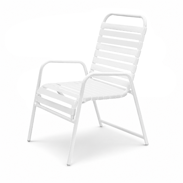 St. Maarten II Vinyl Strap Dining Chair